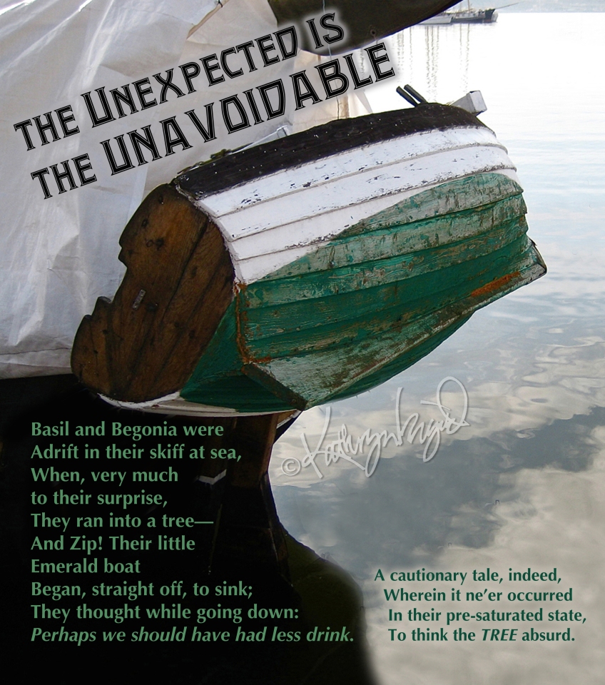 Photo + text: The Unexpected is the Unavoidable
